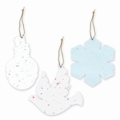 Grow-A-Note® Blank Plantable Ornaments